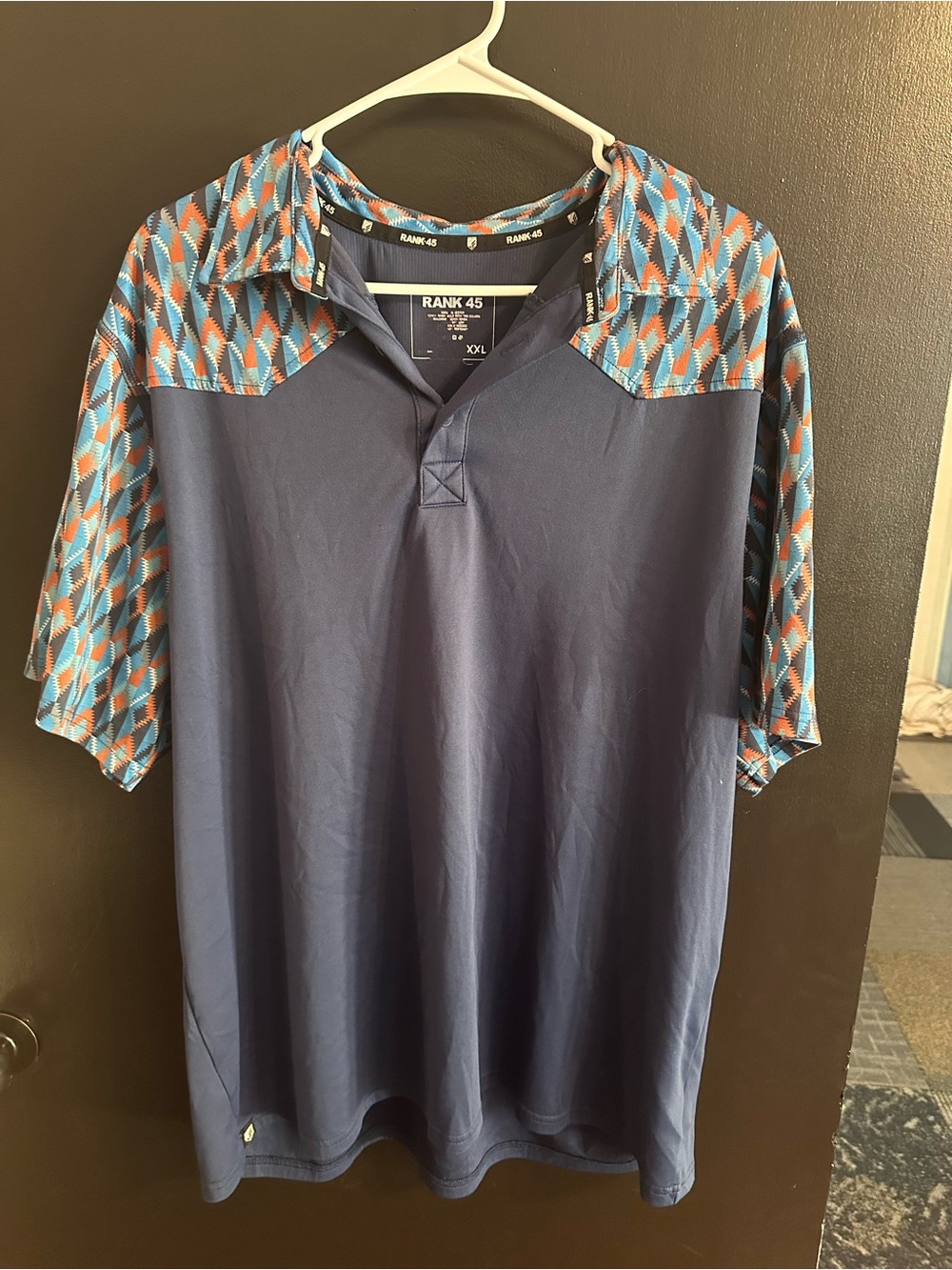 Rank 45 Men's Navy Polo